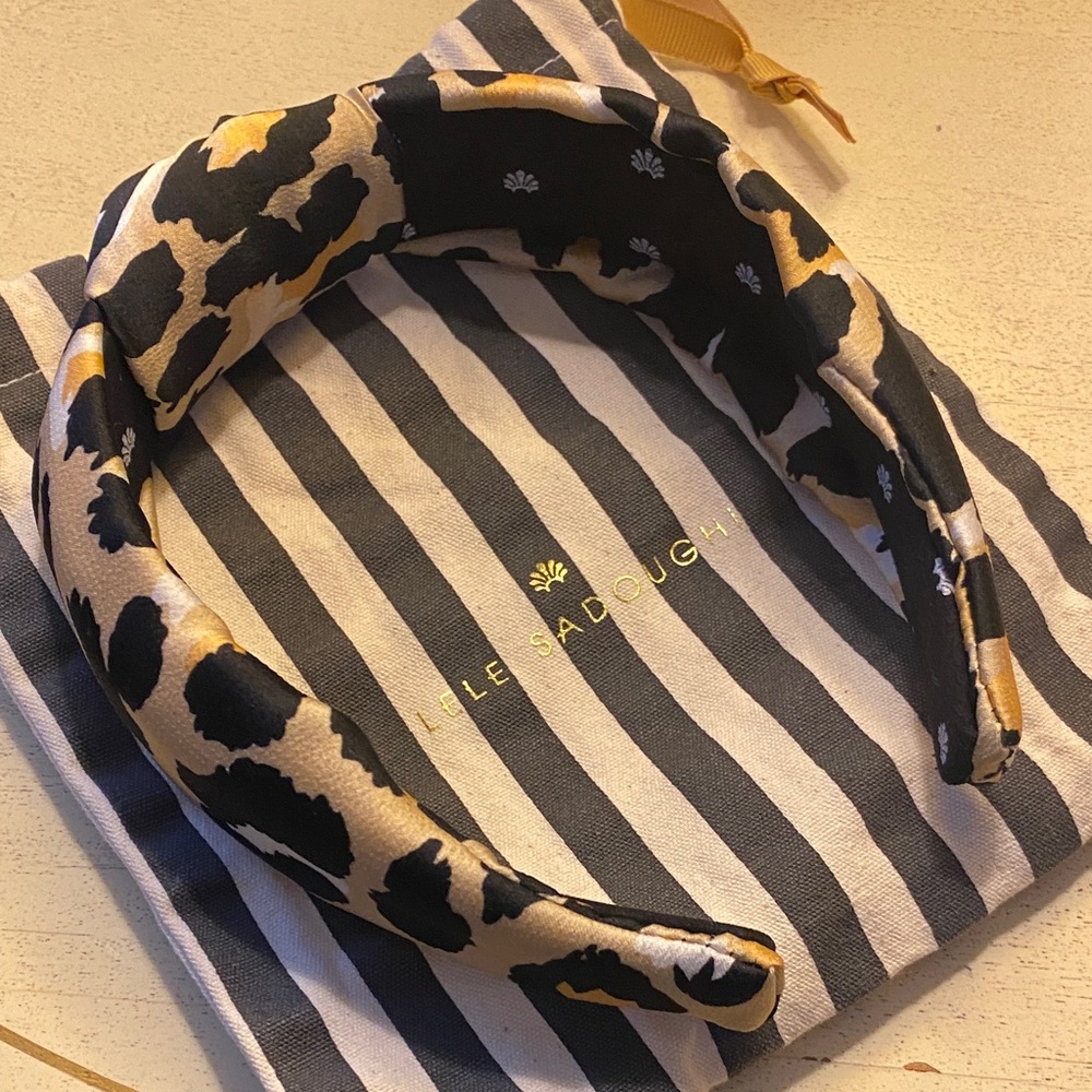 Lele Sadoughi Leopard Headband